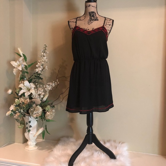 Love Tree Dresses & Skirts - ~Love Tree Happens~ Black dress with red design